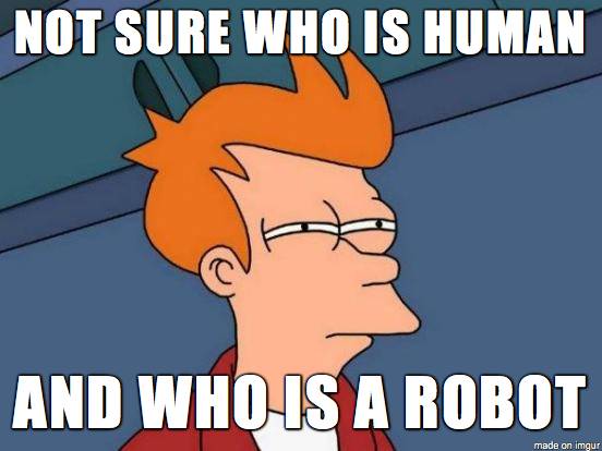 Don't know, who is robot